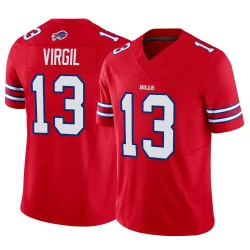Jalen Virgil Buffalo Bills Limited Men's Vapor F.U.S.E. Jersey (Red)