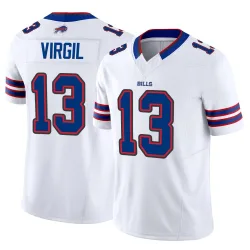 Jalen Virgil Buffalo Bills Limited Men's Vapor F.U.S.E. Jersey (White)