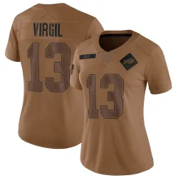 Jalen Virgil Buffalo Bills Limited Women's 2023 Salute To Service Jersey (Brown)
