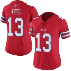 Jalen Virgil Buffalo Bills Limited Women's Color Rush Vapor Untouchable Jersey (Red)