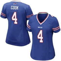 James Cook Buffalo Bills Game Women's Team Color Jersey (Royal Blue)
