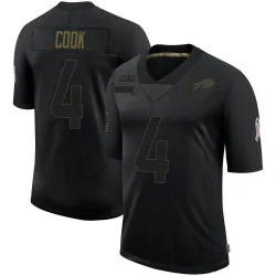 James Cook Buffalo Bills Limited Men's 2020 Salute To Service Jersey (Black)