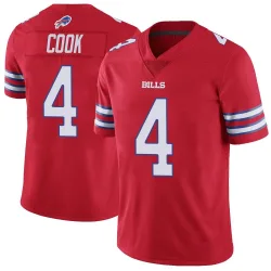 James Cook Buffalo Bills Limited Men's Color Rush Vapor Untouchable Jersey (Red)