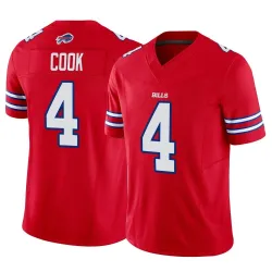 James Cook Buffalo Bills Limited Men's Vapor F.U.S.E. Jersey (Red)