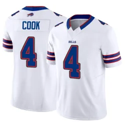 James Cook Buffalo Bills Limited Men's Vapor F.U.S.E. Jersey (White)