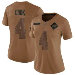 James Cook Buffalo Bills Limited Women's 2023 Salute To Service Jersey (Brown)