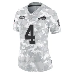 James Cook Buffalo Bills Limited Women's 2024 Salute to Service Jersey (Arctic Camo)