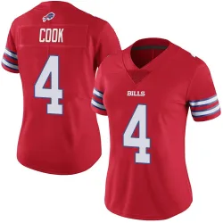 James Cook Buffalo Bills Limited Women's Color Rush Vapor Untouchable Jersey (Red)