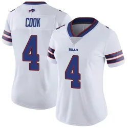 James Cook Buffalo Bills Limited Women's Color Rush Vapor Untouchable Jersey (White)