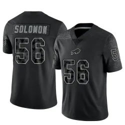 Javon Solomon Buffalo Bills Limited Men's Reflective Jersey (Black)