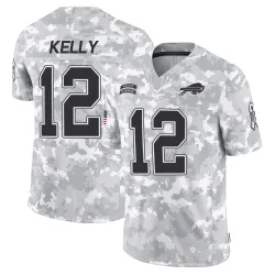 Jim Kelly Buffalo Bills Limited Men's 2024 Salute to Service Jersey (Arctic Camo)