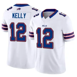 Jim Kelly Buffalo Bills Limited Men's Vapor F.U.S.E. Jersey (White)