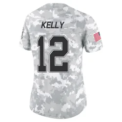 Jim Kelly Buffalo Bills Limited Women's 2024 Salute to Service Jersey (Arctic Camo)