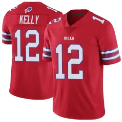 Jim Kelly Buffalo Bills Limited Youth Color Rush Vapor Untouchable Jersey (Red)