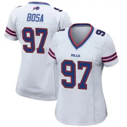 Joey Bosa Buffalo Bills Game Women's Jersey (White)