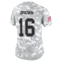 John Brown Buffalo Bills Limited Women's 2024 Salute to Service Jersey (Arctic Camo)