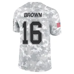 John Brown Buffalo Bills Limited Youth 2024 Salute to Service Jersey (Arctic Camo)