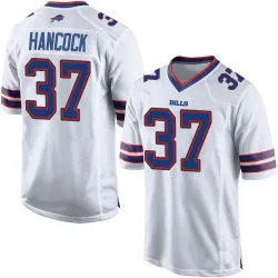 Jordan Hancock Buffalo Bills Game Men's Jersey (White)