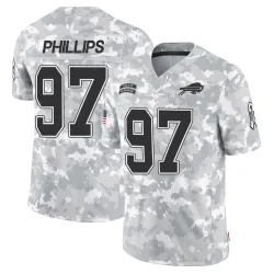 Jordan Phillips Buffalo Bills Limited Men's 2024 Salute to Service Jersey (Arctic Camo)