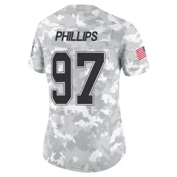 Jordan Phillips Buffalo Bills Limited Women's 2024 Salute to Service Jersey (Arctic Camo)