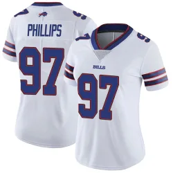 Jordan Phillips Buffalo Bills Limited Women's Color Rush Vapor Untouchable Jersey (White)