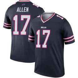Josh Allen Buffalo Bills Legend Men's Inverted Jersey (Navy)