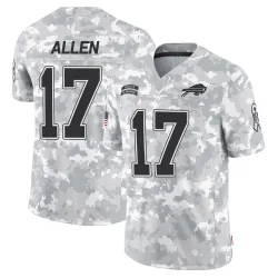 Josh Allen Buffalo Bills Limited Men's 2024 Salute to Service Jersey (Arctic Camo)
