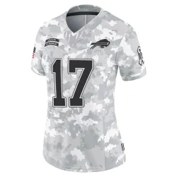 Josh Allen Buffalo Bills Limited Women's 2024 Salute to Service Jersey (Arctic Camo)