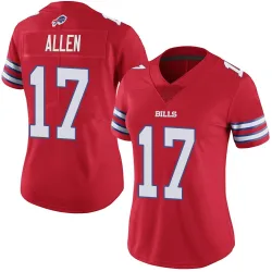 Josh Allen Buffalo Bills Limited Women's Color Rush Vapor Untouchable Jersey (Red)