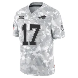 Josh Allen Buffalo Bills Limited Youth 2024 Salute to Service Jersey (Arctic Camo)