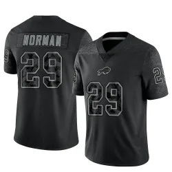 Josh Norman Buffalo Bills Limited Men's Reflective Jersey (Black)