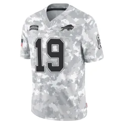 KJ Hamler Buffalo Bills Limited Youth 2024 Salute to Service Jersey (Arctic Camo)