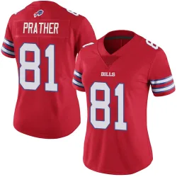 Kaden Prather Buffalo Bills Limited Women's Color Rush Vapor Untouchable Jersey (Red)