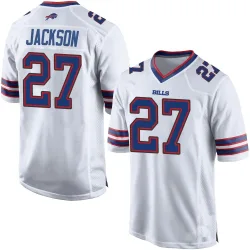Kareem Jackson Buffalo Bills Game Men's Jersey (White)