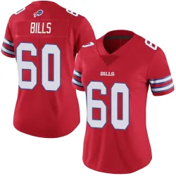 Keaton Bills Buffalo Bills Limited Women's Keaton Color Rush Vapor Untouchable Jersey (Red)
