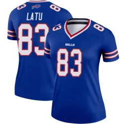 Keleki Latu Buffalo Bills Legend Women's Jersey (Royal)
