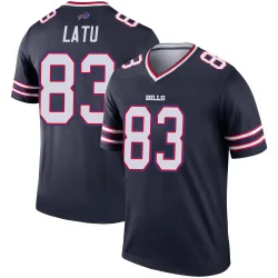 Keleki Latu Buffalo Bills Legend Youth Inverted Jersey (Navy)