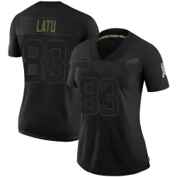 Keleki Latu Buffalo Bills Limited Women's 2020 Salute To Service Jersey (Black)