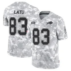 Keleki Latu Buffalo Bills Limited Youth 2024 Salute to Service Jersey (Arctic Camo)