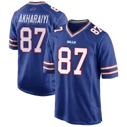 Kelly Akharaiyi Buffalo Bills Game Men's Team Color Jersey (Royal Blue)