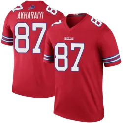 Kelly Akharaiyi Buffalo Bills Legend Youth Color Rush Jersey (Red)