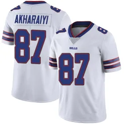 Kelly Akharaiyi Buffalo Bills Limited Men's Color Rush Vapor Untouchable Jersey (White)