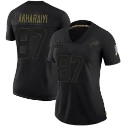 Kelly Akharaiyi Buffalo Bills Limited Women's 2020 Salute To Service Jersey (Black)