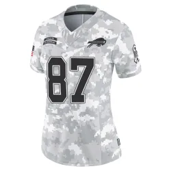 Kelly Akharaiyi Buffalo Bills Limited Women's 2024 Salute to Service Jersey (Arctic Camo)