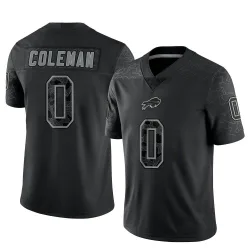 Keon Coleman Buffalo Bills Limited Men's Reflective Jersey (Black)