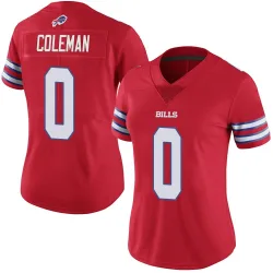 Keon Coleman Buffalo Bills Limited Women's Color Rush Vapor Untouchable Jersey (Red)
