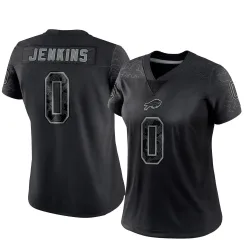 Keonta Jenkins Buffalo Bills Limited Women's Reflective Jersey (Black)