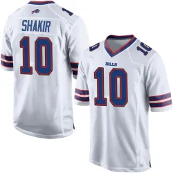 Khalil Shakir Buffalo Bills Game Men's Jersey (White)