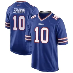 Khalil Shakir Buffalo Bills Game Men's Team Color Jersey (Royal Blue)