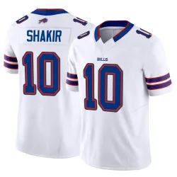 Khalil Shakir Buffalo Bills Limited Men's Vapor F.U.S.E. Jersey (White)